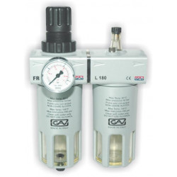 GAV Air filter + reducer+ lubricator 1/4" / FRL180