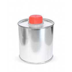 T4W Empty metal can with plug / 0.25L