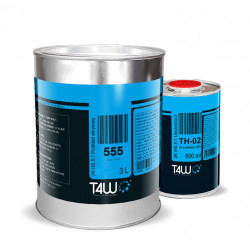 T4W 555 HS Acrylfüller Grundierung 2K 5:1 schwarz / 3.6L