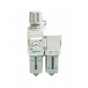 CKD Filterset M,W,B 1000 / Air preparation block 1/4"