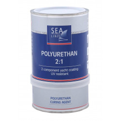 SEA LINE Polyurethan Deckanstrich ROT / 0.75L
