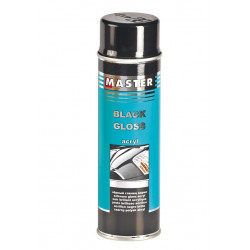 MASTER Acrylic Paint black gloss Spray / 500ml